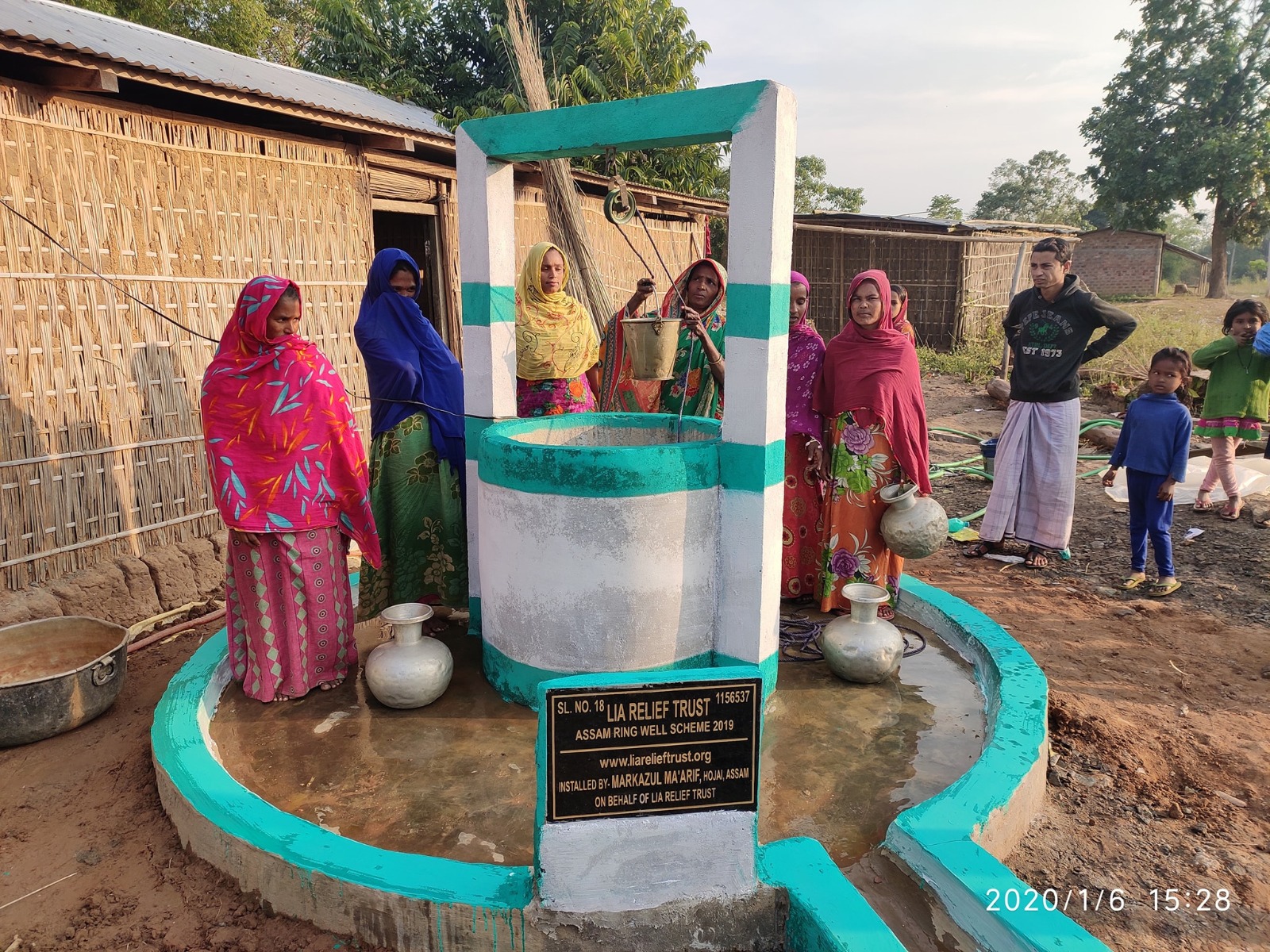 Happy children smiling together